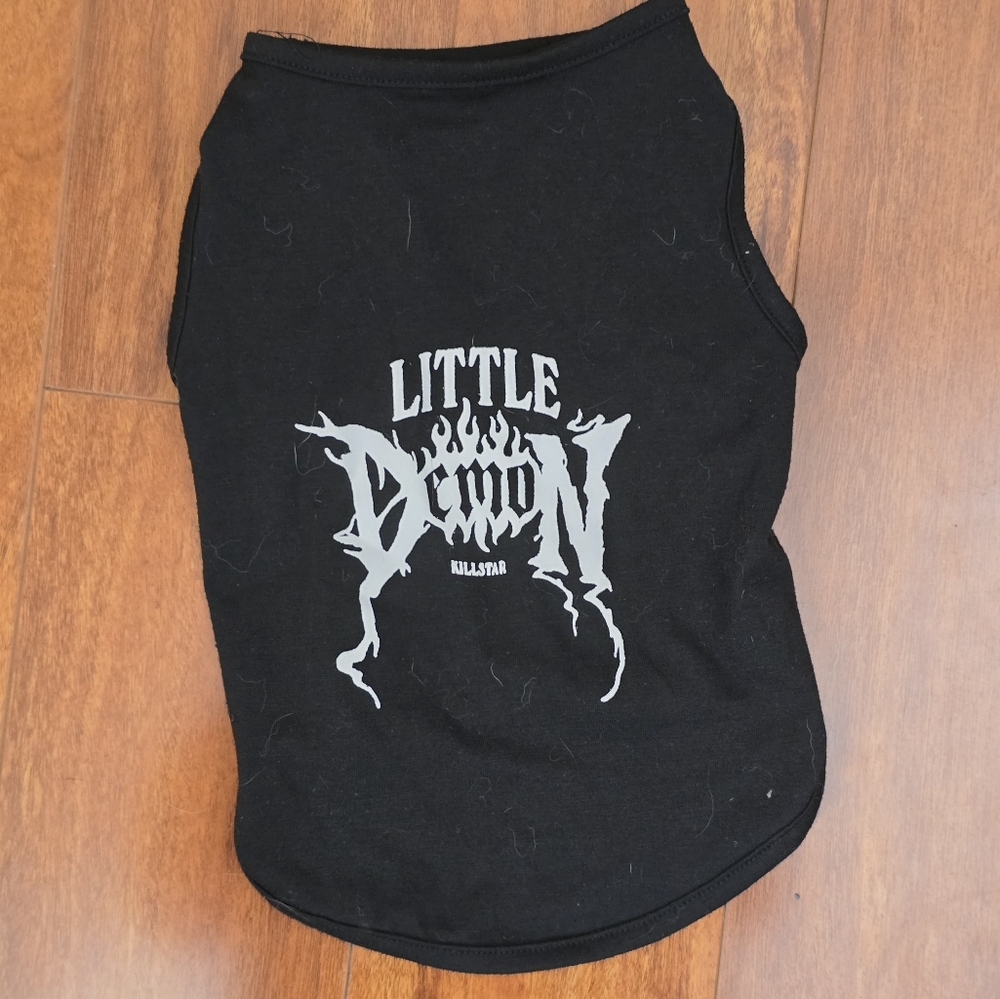 Killstar Little Demon Black Medium Dog Shirt